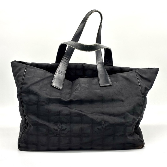 Chanel Black Nylon Travel Line Tote - Picture 3 of 15